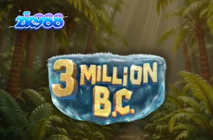 Tampilan visual slot 3 Million B.C. dengan elemen prasejarah