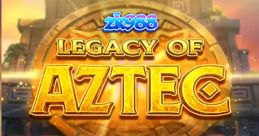 Pemandangan kuil Aztec kuno dalam permainan slot Legacy of Aztec